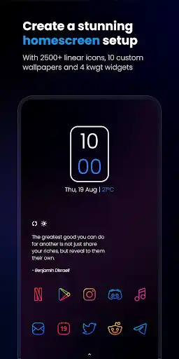 Play Caelus: linear icon pack  and enjoy Caelus: linear icon pack with UptoPlay