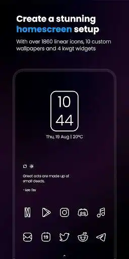 Play Caelus White: linear icon pack  and enjoy Caelus White: linear icon pack with UptoPlay