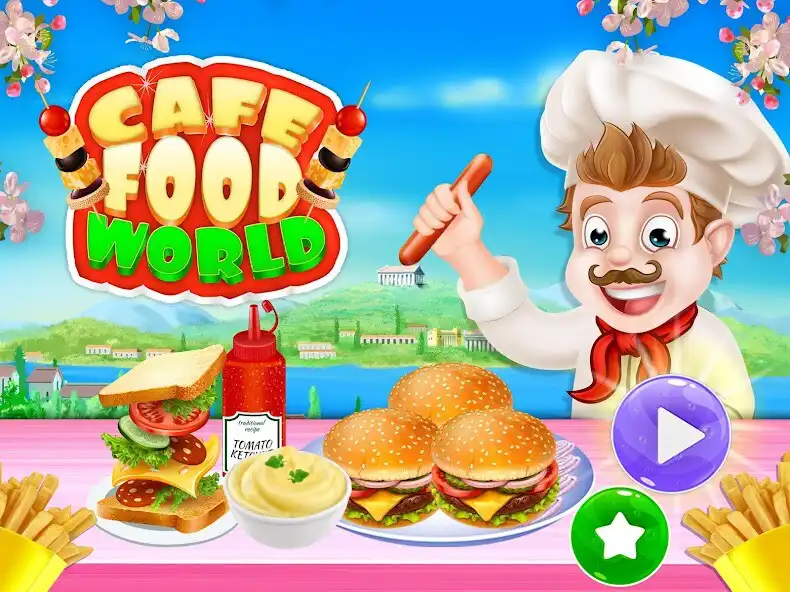Play Cafe Food World: Cooking Restaurant Recipes  and enjoy Cafe Food World: Cooking Restaurant Recipes with UptoPlay