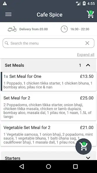 Play Cafe Spice Bedminster as an online game Cafe Spice Bedminster with UptoPlay