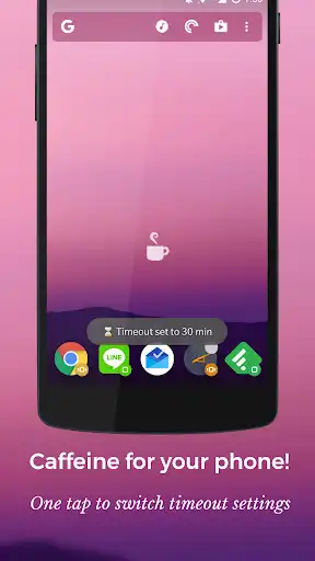 Play Caffeine - Toggle screen timeout  and enjoy Caffeine - Toggle screen timeout with UptoPlay