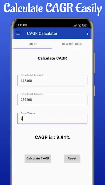 Play CAGR Calculator for Stock  MF as an online game CAGR Calculator for Stock  MF with UptoPlay