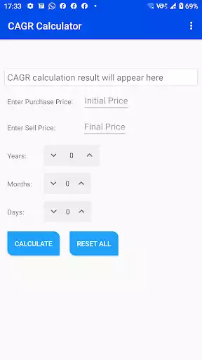 Play CAGR Calculator as an online game CAGR Calculator with UptoPlay