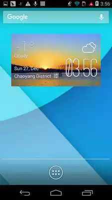 Play Cairns weather widget/clock