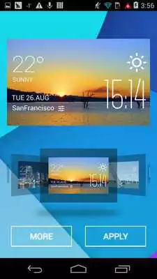 Play Cairns weather widget/clock