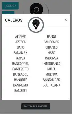 Play Cajeros y Sucursales Nacionales - Coordenadas (MX)