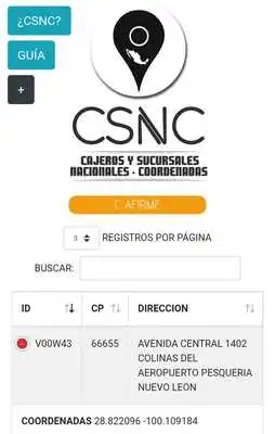 Play Cajeros y Sucursales Nacionales - Coordenadas (MX)