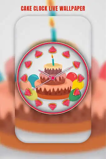 Play Cake Clock Live Wallpaper  and enjoy Cake Clock Live Wallpaper with UptoPlay