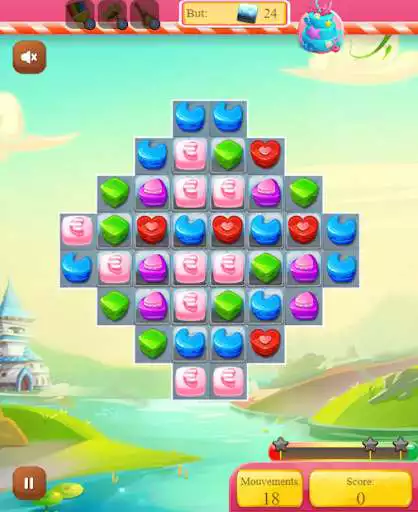 Play cake crunch as an online game cake crunch with UptoPlay