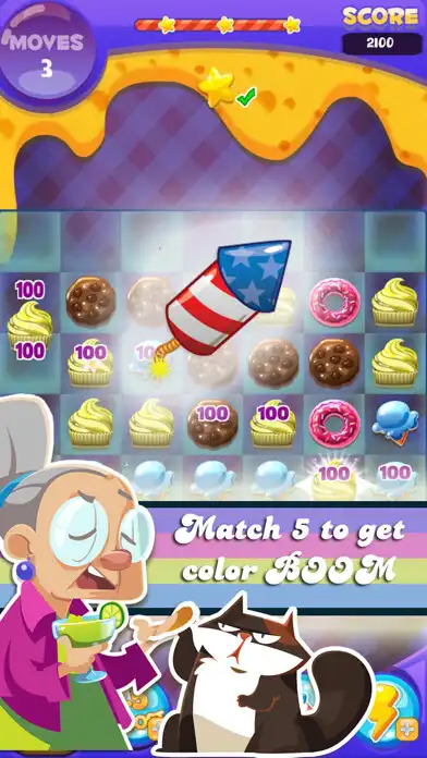 Play Cake Crush - Match 3 Game as an online game Cake Crush - Match 3 Game with UptoPlay