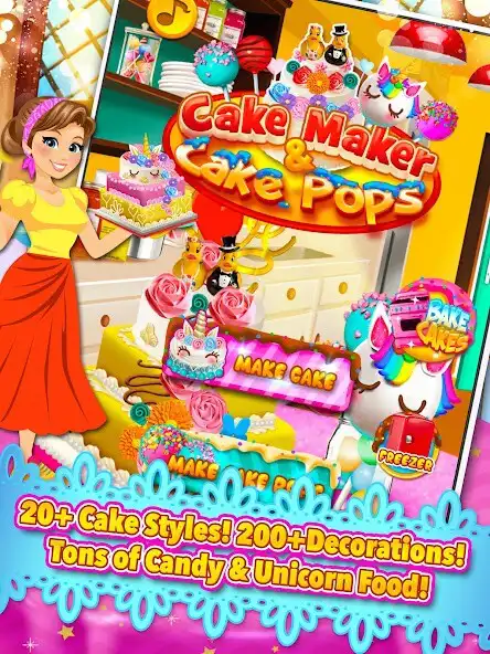 Play Cake Maker  Candy Pops Cook  and enjoy Cake Maker  Candy Pops Cook with UptoPlay