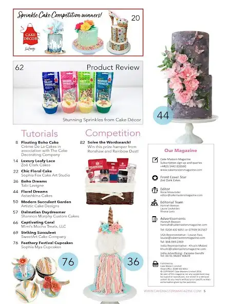 Play Cake Masters Magazine as an online game Cake Masters Magazine with UptoPlay