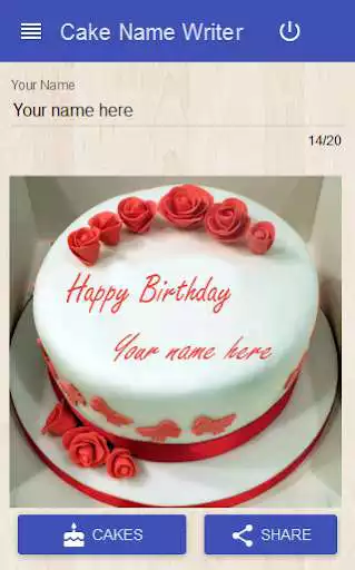 Play Cake Name Writer  and enjoy Cake Name Writer with UptoPlay