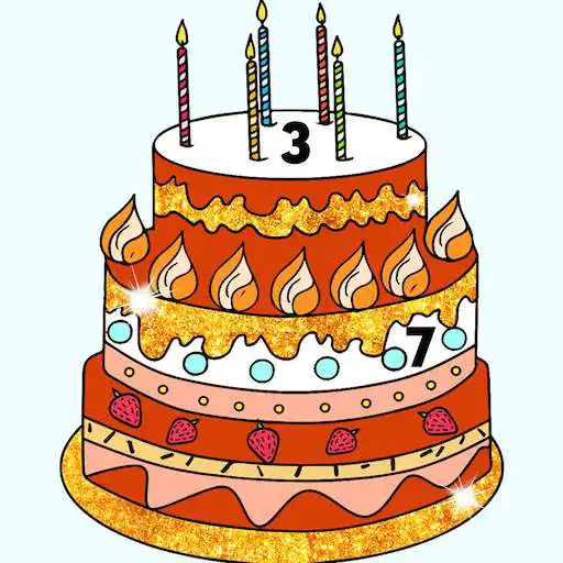 Play Cakes Color  by Number: Sweets Coloring Book Pages APK