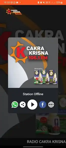 Play CAKRA KRISNA FM as an online game CAKRA KRISNA FM with UptoPlay