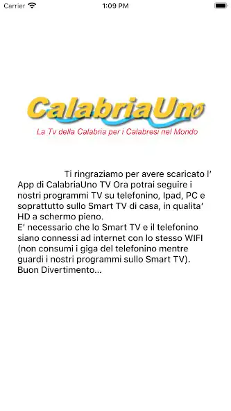 Play CalabriaUno TV as an online game CalabriaUno TV with UptoPlay