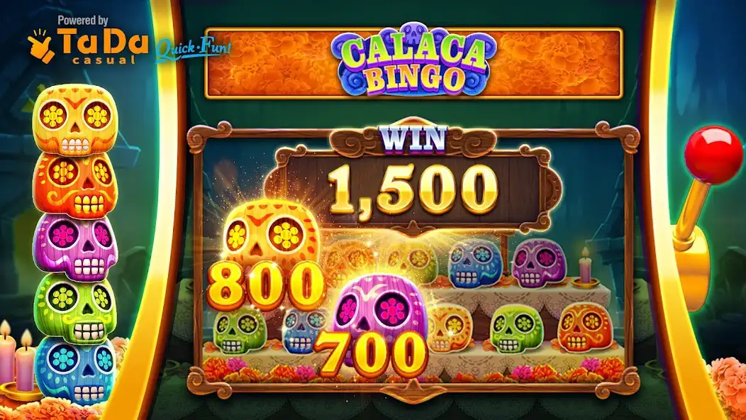 Play Calaca Bingo-TaDa Games as an online game Calaca Bingo-TaDa Games with UptoPlay
