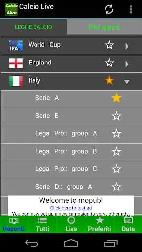Play Calcio Live as an online game Calcio Live with UptoPlay