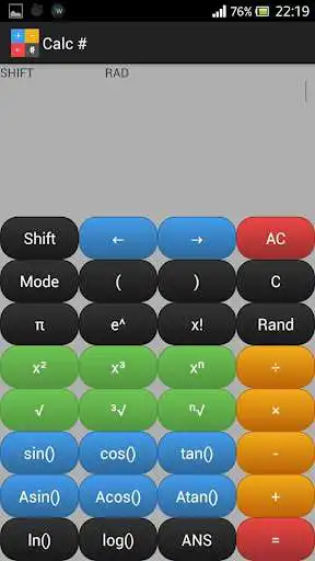 Play Calc Sharp Scientific as an online game Calc Sharp Scientific with UptoPlay