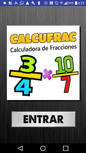 Play Calcufrac Fracciones  and enjoy Calcufrac Fracciones with UptoPlay