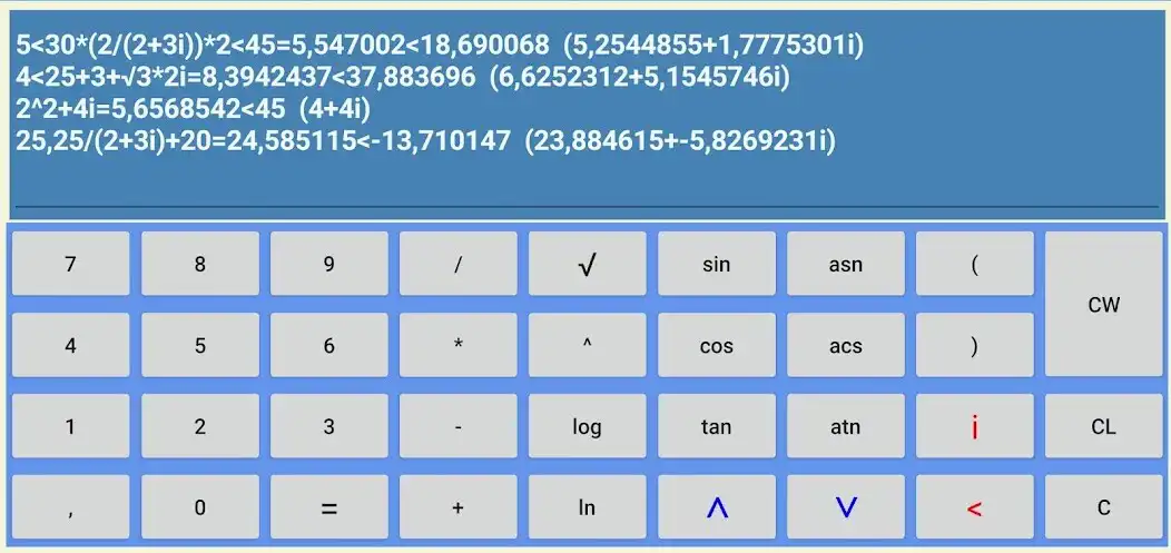 Play Calculadora Complejos (Complex Calculator) as an online game Calculadora Complejos (Complex Calculator) with UptoPlay