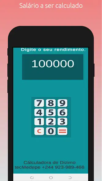 Play Calculadora de Dízimo as an online game Calculadora de Dízimo with UptoPlay
