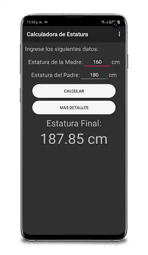Play Calculadora de Estatura  and enjoy Calculadora de Estatura with UptoPlay