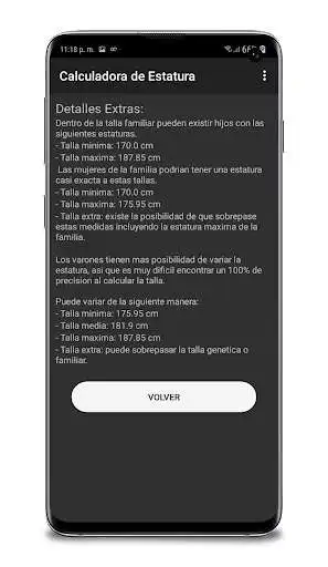 Play Calculadora de Estatura as an online game Calculadora de Estatura with UptoPlay