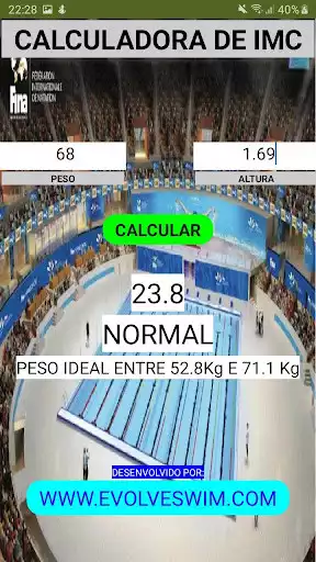Play CALCULADORA DE IMC as an online game CALCULADORA DE IMC with UptoPlay