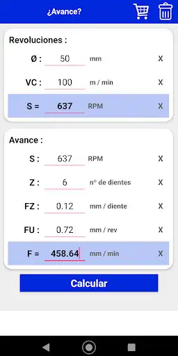 Play Calculadora de mecanizado as an online game Calculadora de mecanizado with UptoPlay