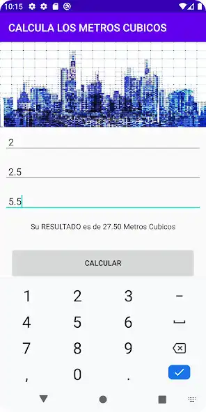 Play Calculadora de Metros Cúbicos as an online game Calculadora de Metros Cúbicos with UptoPlay