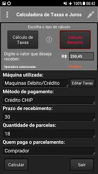 Play Calculadora de Taxas e Juros - as an online game Calculadora de Taxas e Juros - with UptoPlay