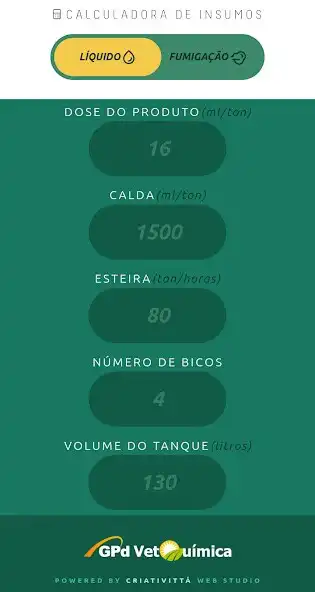 Play Calculadora GPD VETQUÍMICA  and enjoy Calculadora GPD VETQUÍMICA with UptoPlay