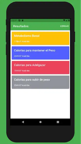 Play Calculadora Harris Benedict as an online game Calculadora Harris Benedict with UptoPlay