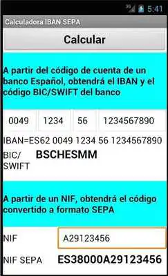 Play Calculadora IBAN SEPA
