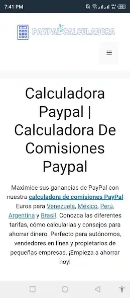Play Calculadora Paypal as an online game Calculadora Paypal with UptoPlay