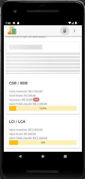 Play Calculadora renda fixa Brasil as an online game Calculadora renda fixa Brasil with UptoPlay