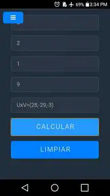 Play Calculador de Vectores