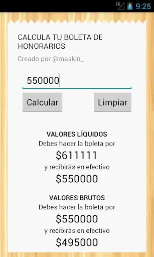Play Calcular Boleta de Honorarios  and enjoy Calcular Boleta de Honorarios with UptoPlay