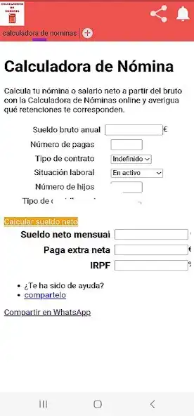 Play Calcular la nomina  and enjoy Calcular la nomina with UptoPlay