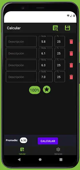 Play Calcular Notas Chile  and enjoy Calcular Notas Chile with UptoPlay