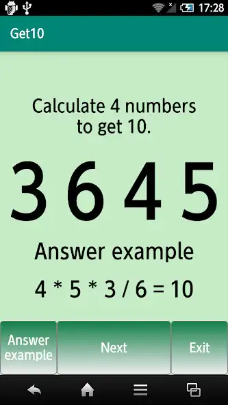 Play Calculate 4 numbers to get 10 as an online game Calculate 4 numbers to get 10 with UptoPlay