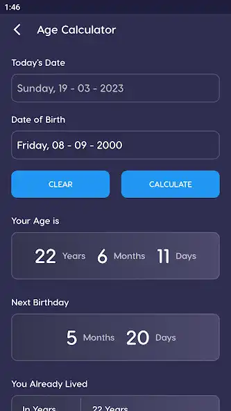Play Calculate Age by date of birth  and enjoy Calculate Age by date of birth with UptoPlay