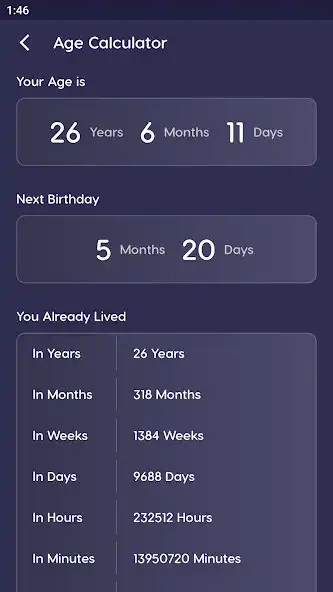 Play Calculate Age by date of birth as an online game Calculate Age by date of birth with UptoPlay