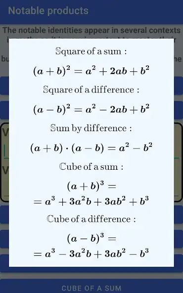 Play Calculate Notable Identities as an online game Calculate Notable Identities with UptoPlay