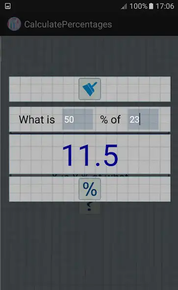 Play Calculate Percentages Pro as an online game Calculate Percentages Pro with UptoPlay