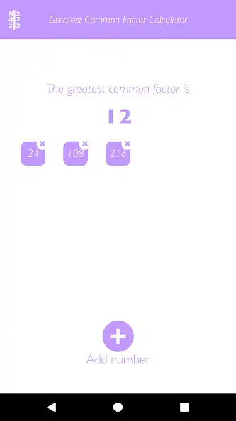 Play Calculate The Greatest Common Factor Of a Number  and enjoy Calculate The Greatest Common Factor Of a Number with UptoPlay