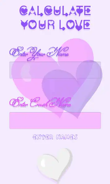 Play Calculate Your Love as an online game Calculate Your Love with UptoPlay