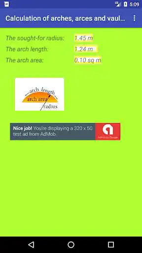 Play Calculation of arches, arces and vaults as an online game Calculation of arches, arces and vaults with UptoPlay