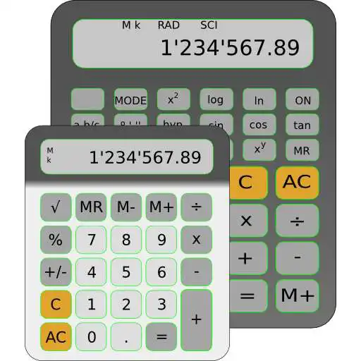 Free play online Calculator andanCalc PRO+  APK